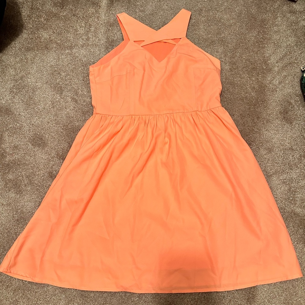 C. Luce Sleeveless Dress, color is more neon in person